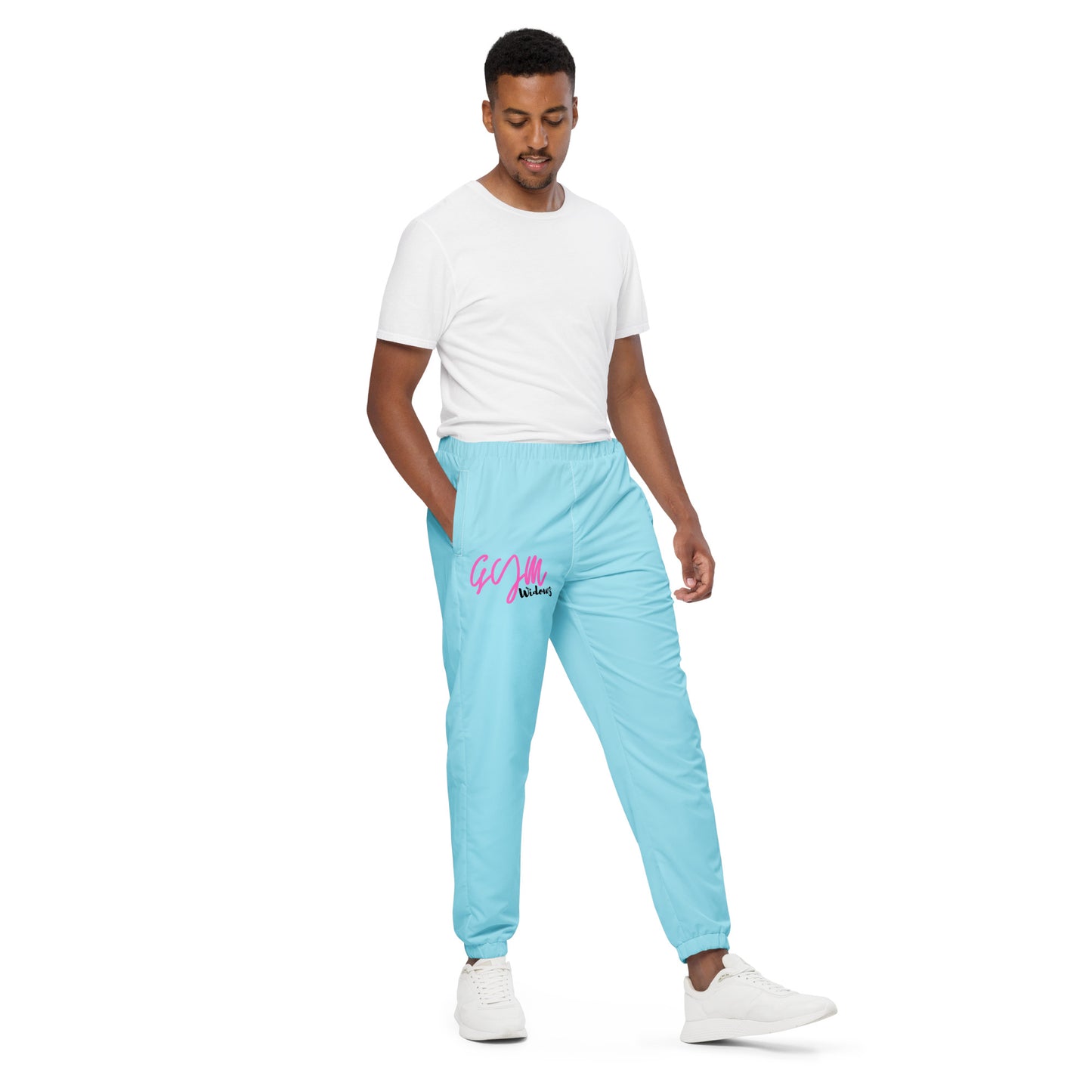 GymWidowz unisex track pants - Light Blue