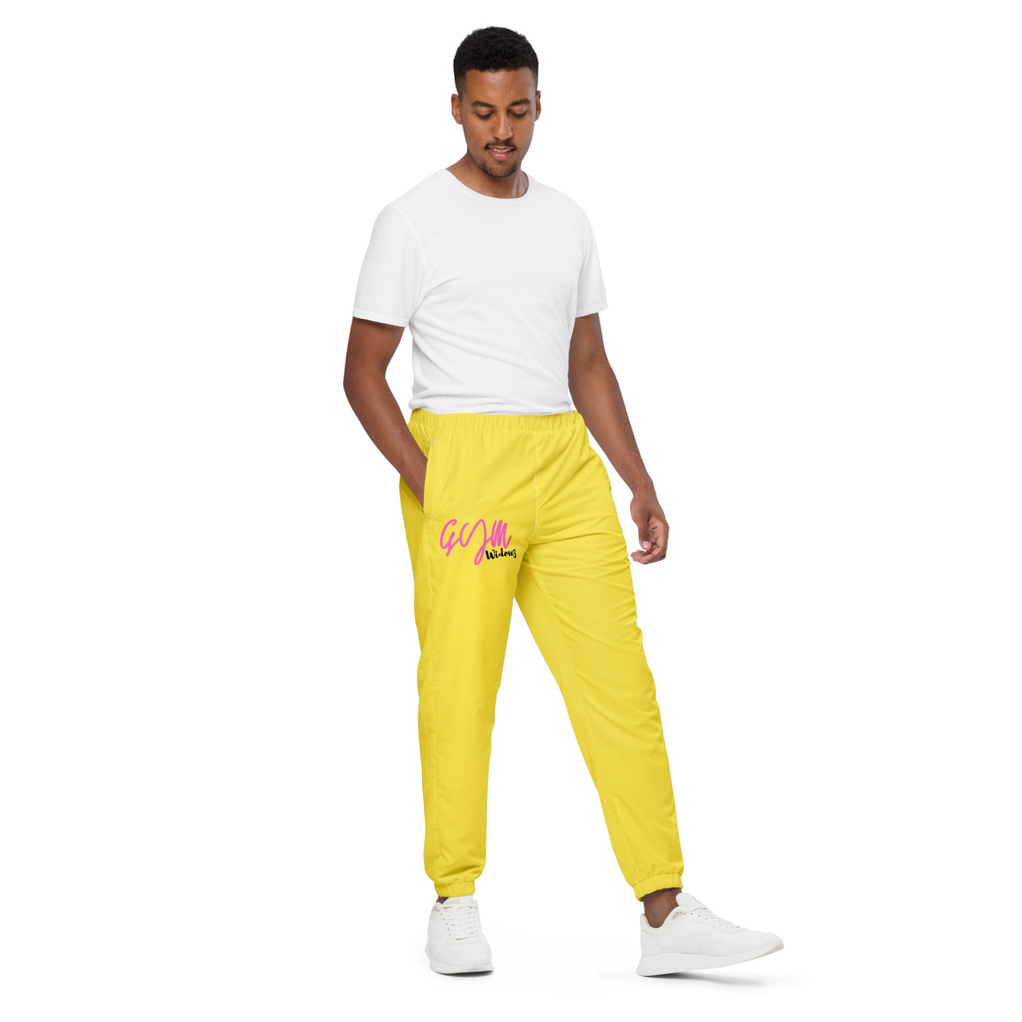 GymWidowz unisex track pants - Daisy Yellow