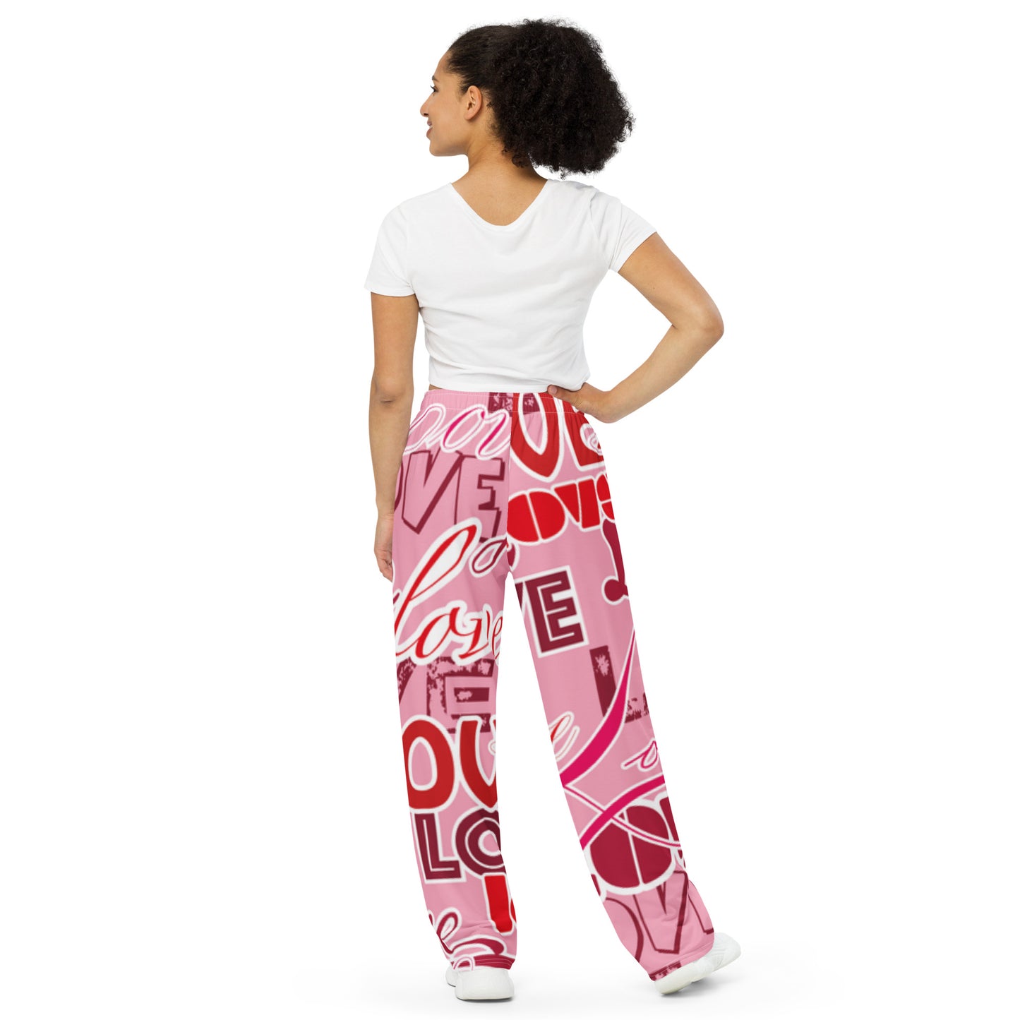 GymWidowz unisex wide-leg pants / bottoms - Love Collection