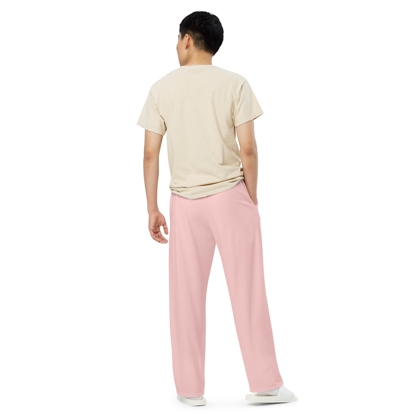 GymWidowz unisex wide-leg pants - Pink