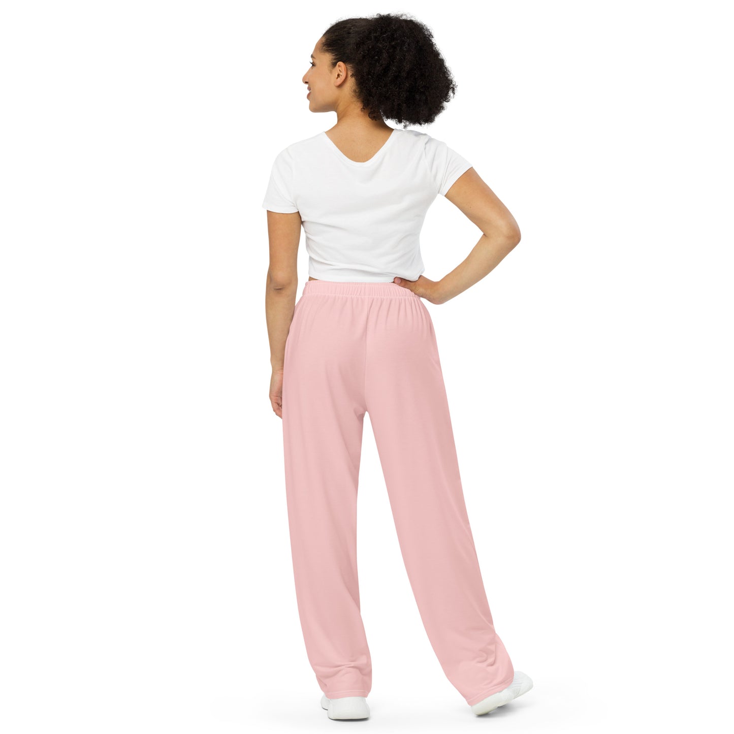 GymWidowz unisex wide-leg pants - Pink