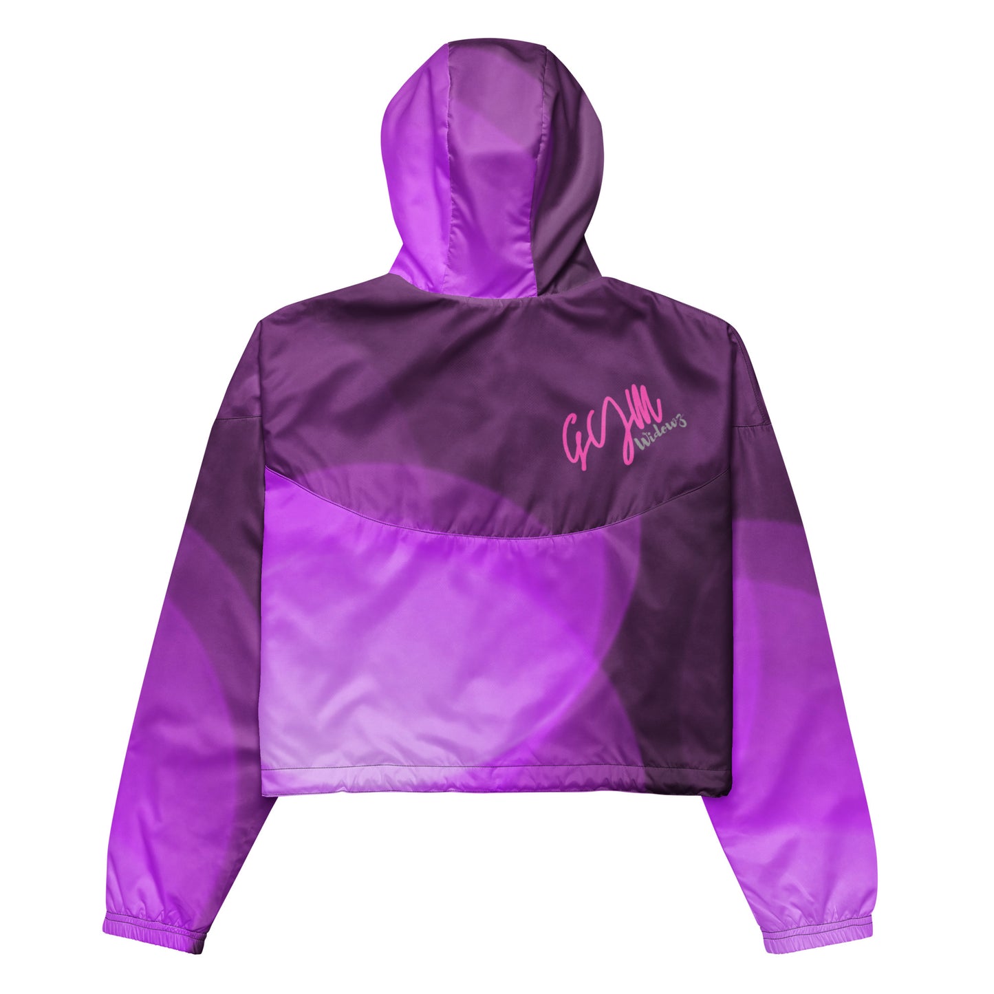 GymWidowz Women’s cropped windbreaker - Shades of Purple