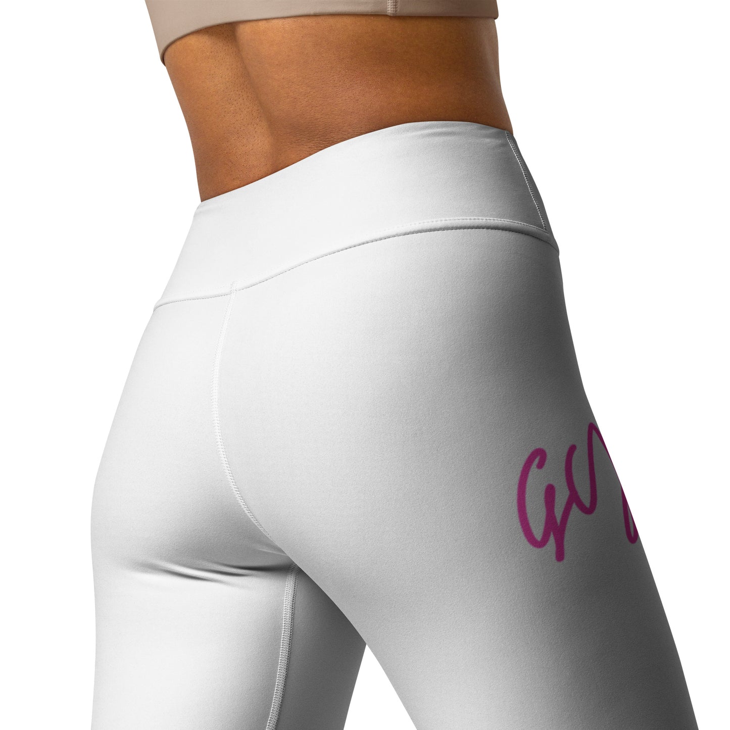 GymWidowz Yoga Leggings - White