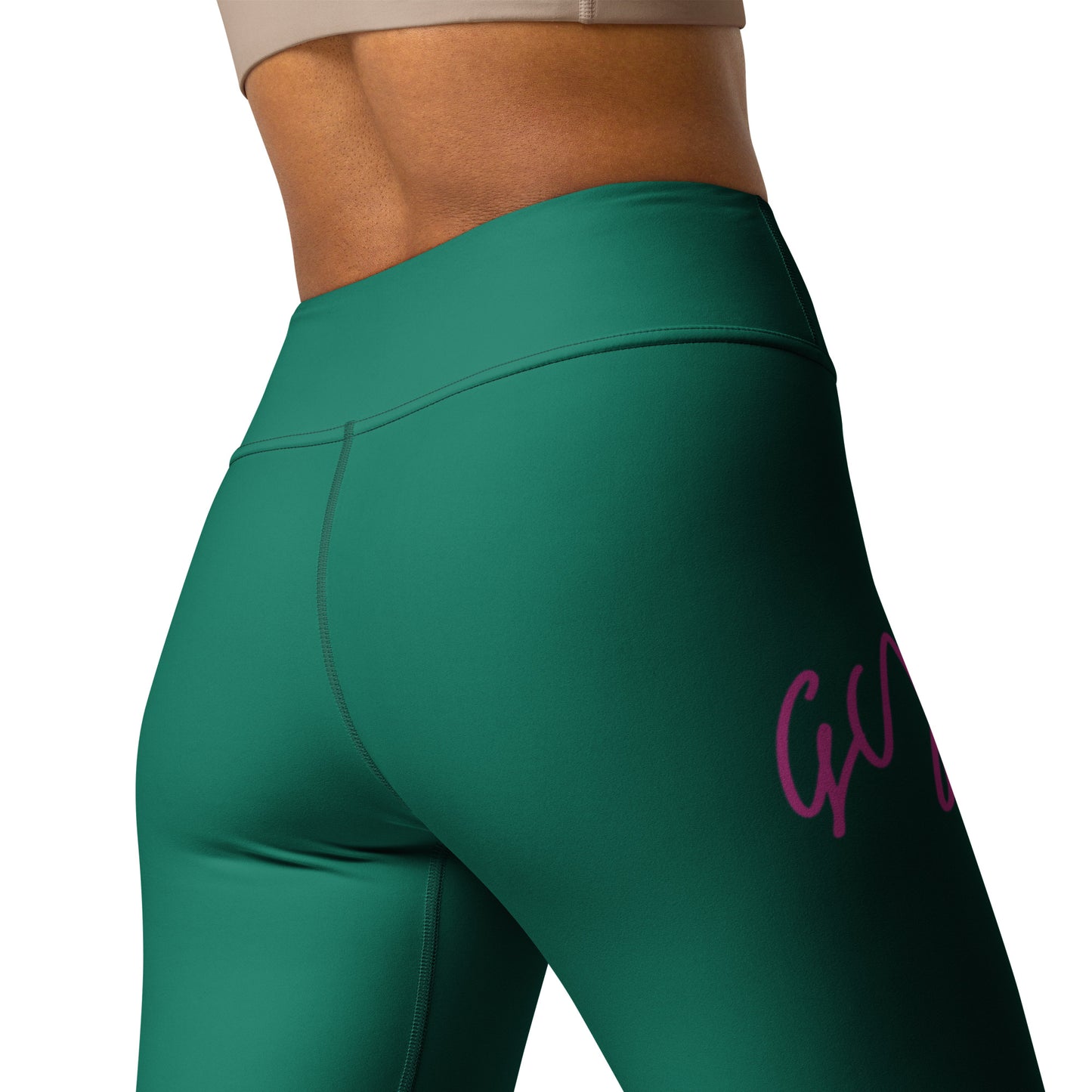 GymWidowz Yoga Leggings - Green