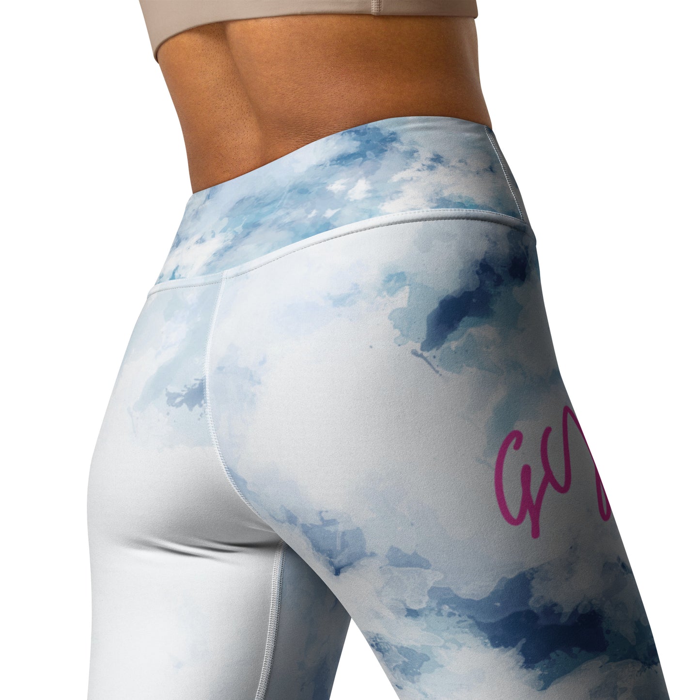 GymWidowz Yoga Leggings - Watercolour