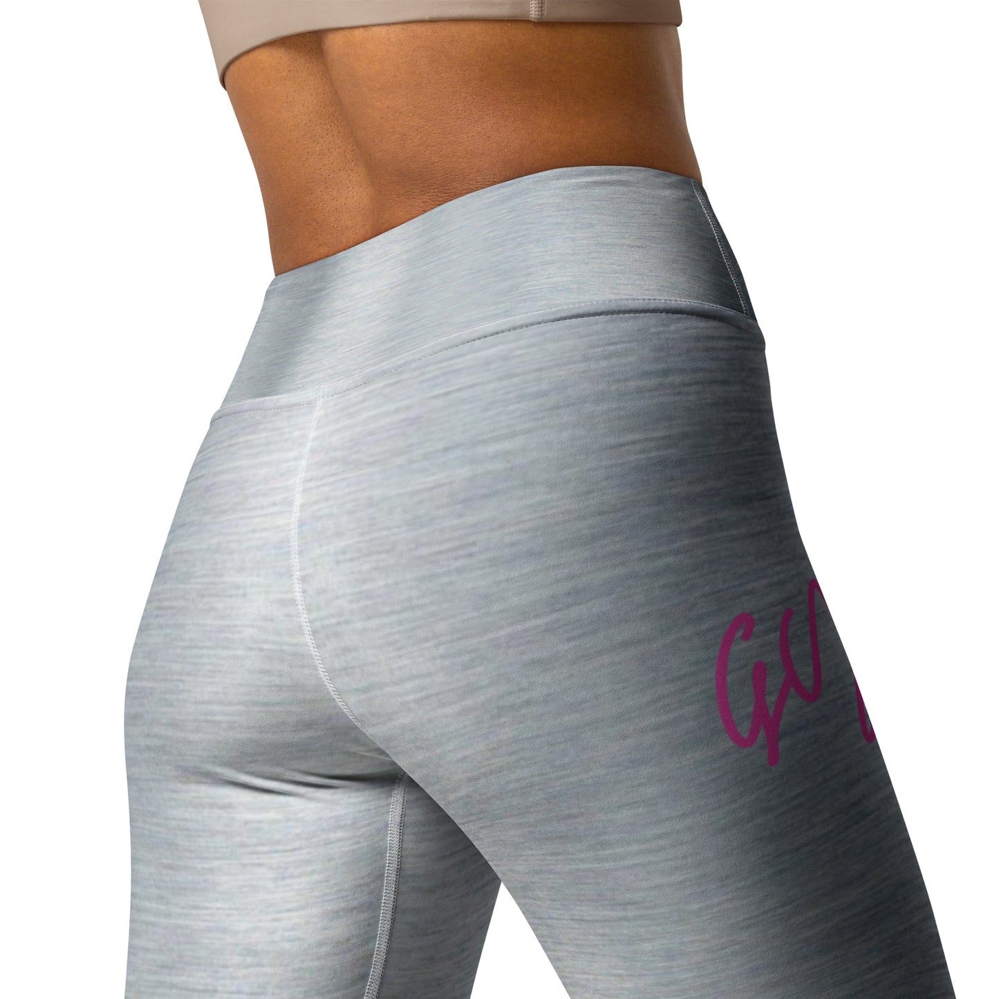 GymWidowz Yoga Leggings - Brushed Alloy