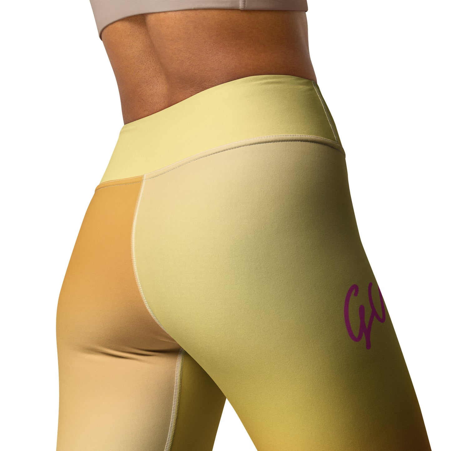 GymWidowz Yoga Leggings - Morning Sunrise