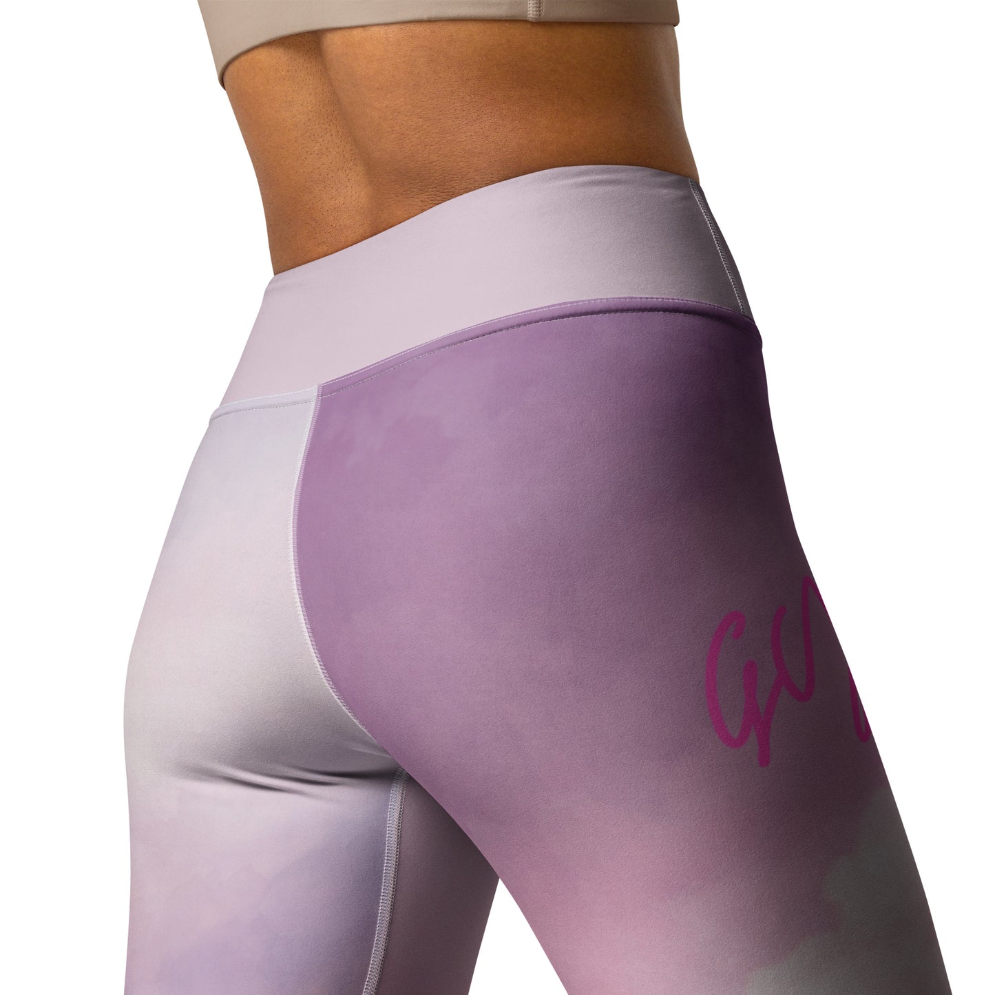 GymWidowz Yoga Leggings - Clouds