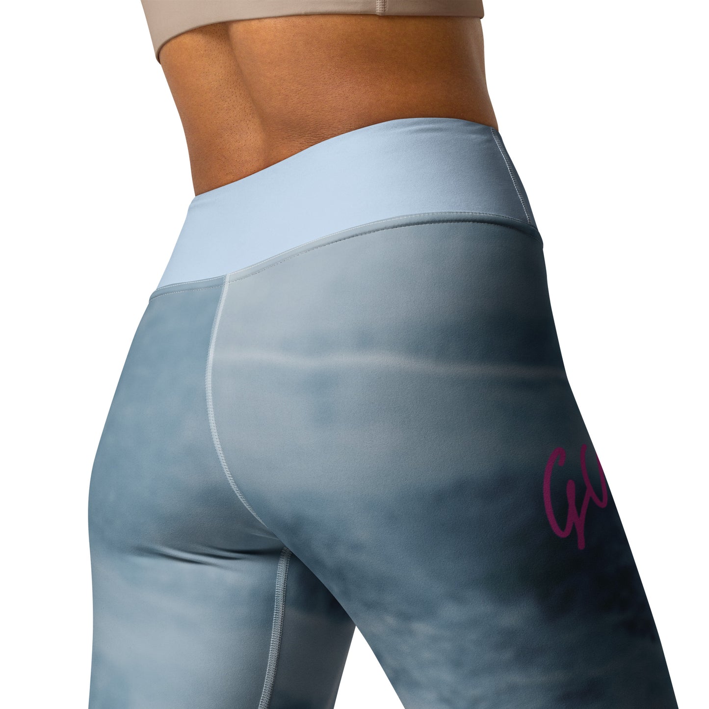 GymWidowz Yoga Leggings - Cracked ice