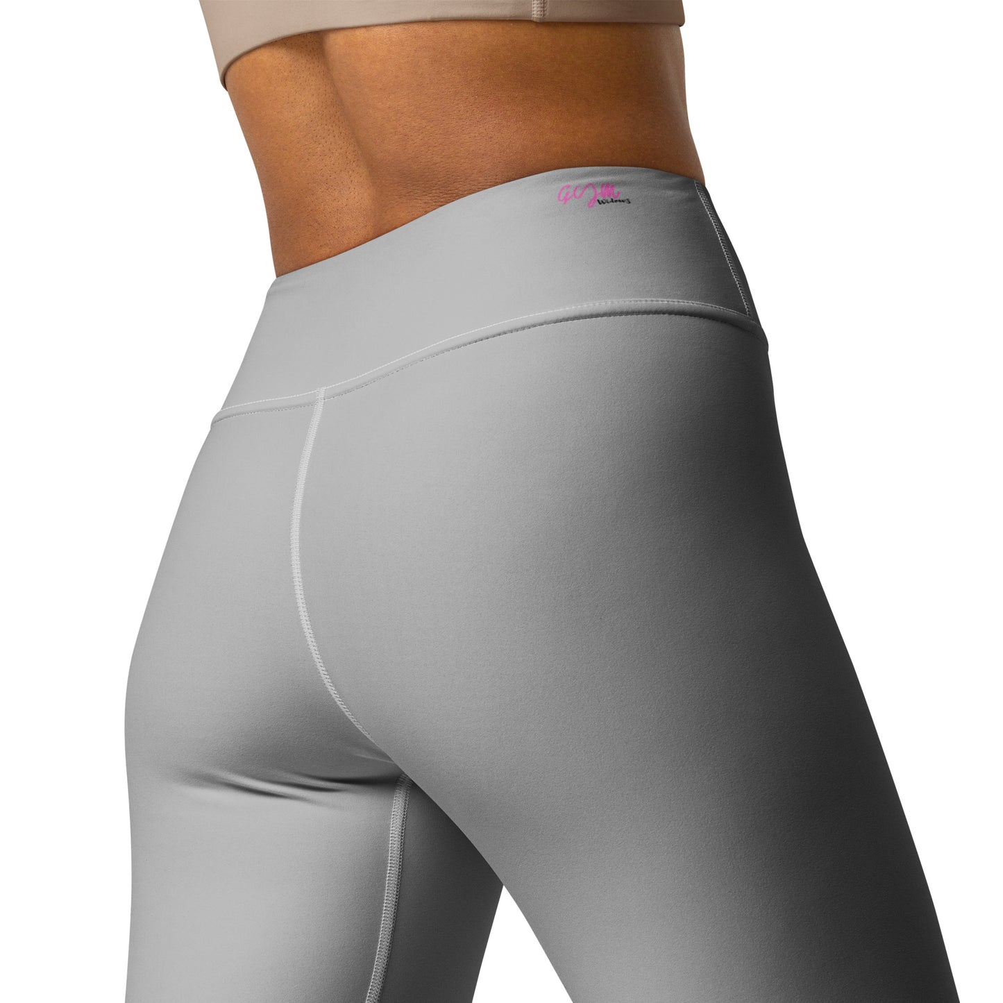 GymWidowz Yoga Leggings - Light Grey