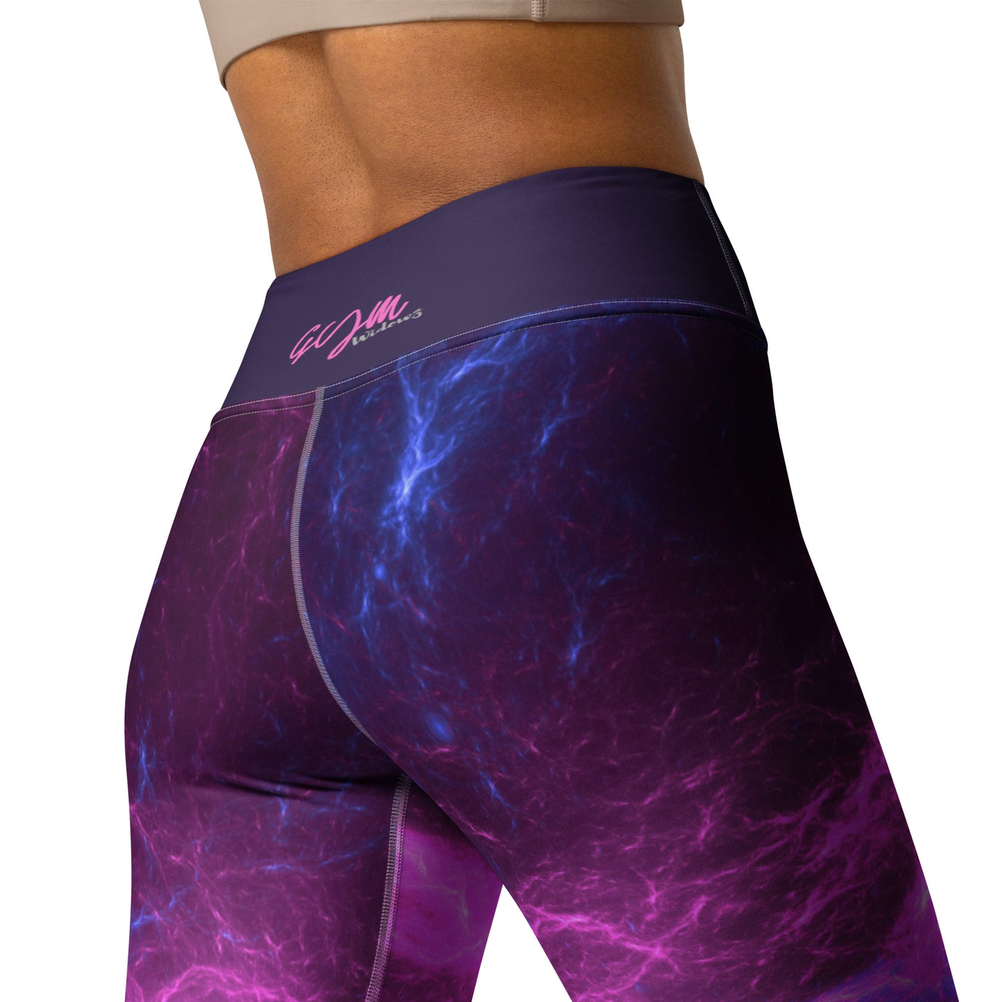 GymWidowz Yoga Leggings - Electrical Storm