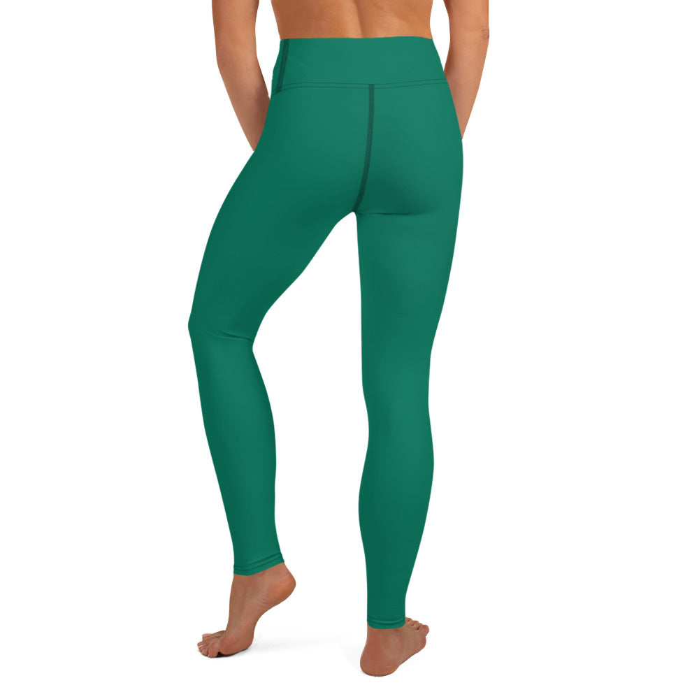 GymWidowz Yoga Leggings - Green