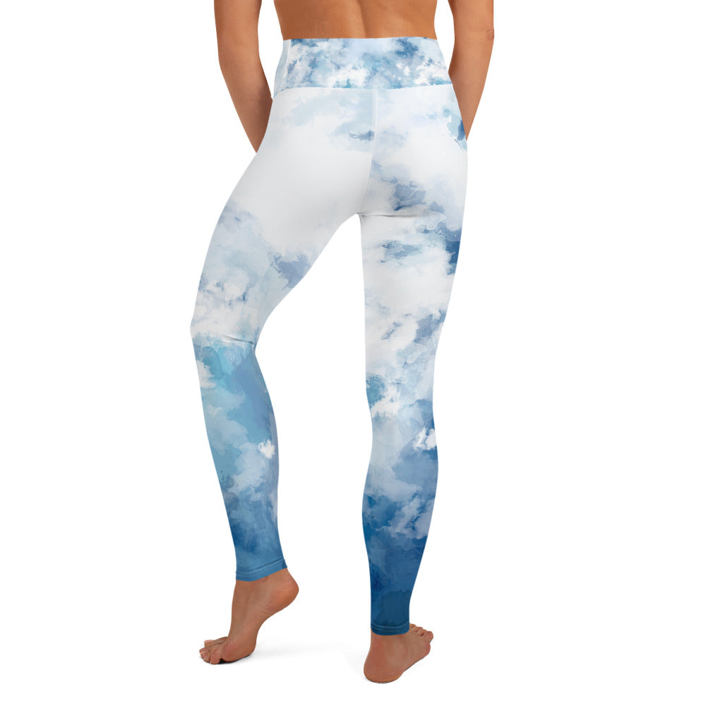 GymWidowz Yoga Leggings - Watercolour