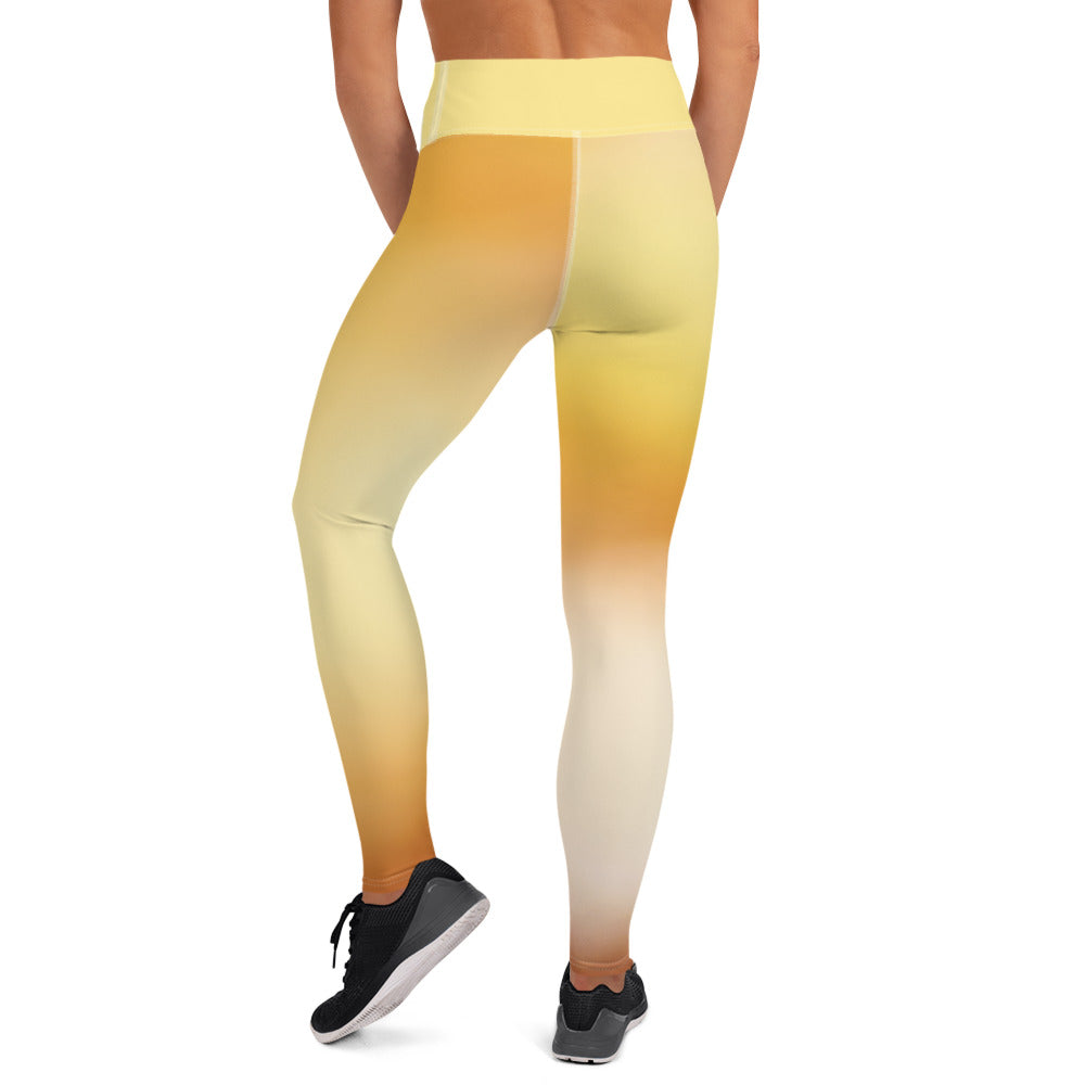 GymWidowz Yoga Leggings - Morning Sunrise