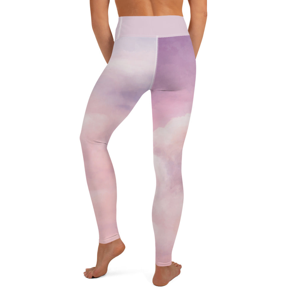 GymWidowz Yoga Leggings - Clouds