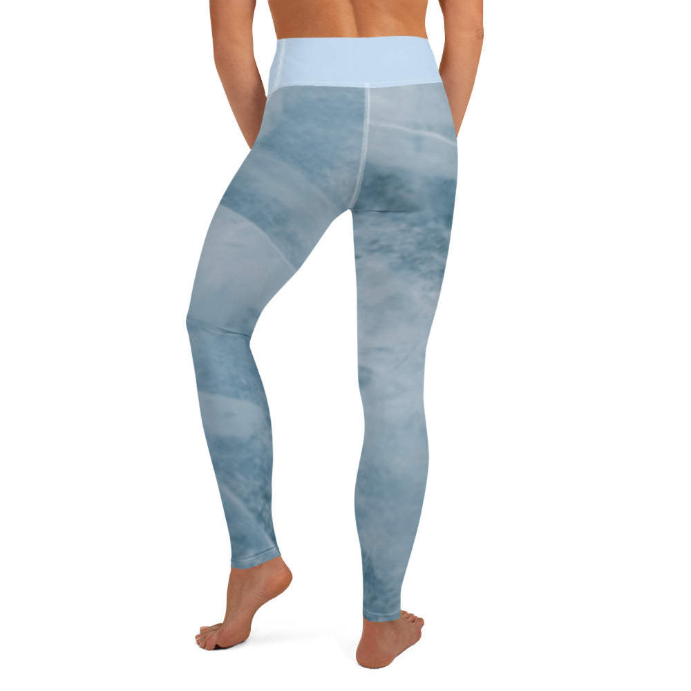 GymWidowz Yoga Leggings - Cracked ice