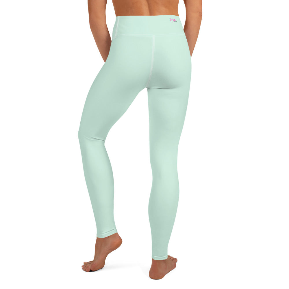 GymWidowz Yoga Leggings - Light Green