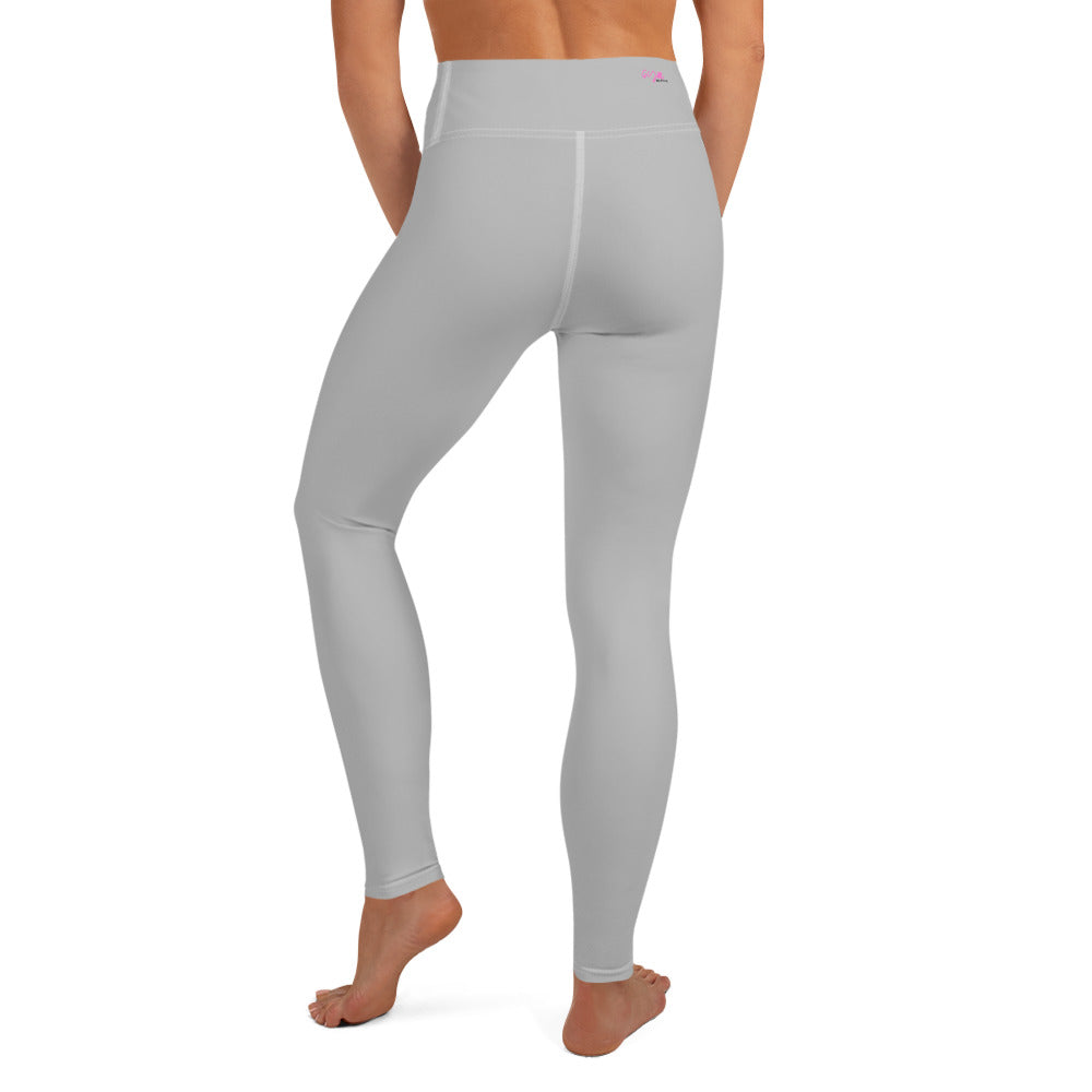 GymWidowz Yoga Leggings - Light Grey