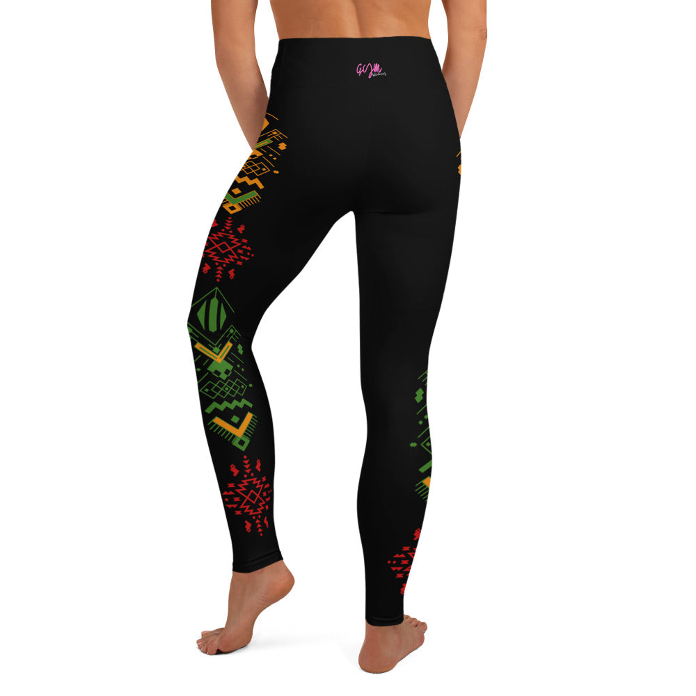 GymWidowz Yoga Leggings - Tribal