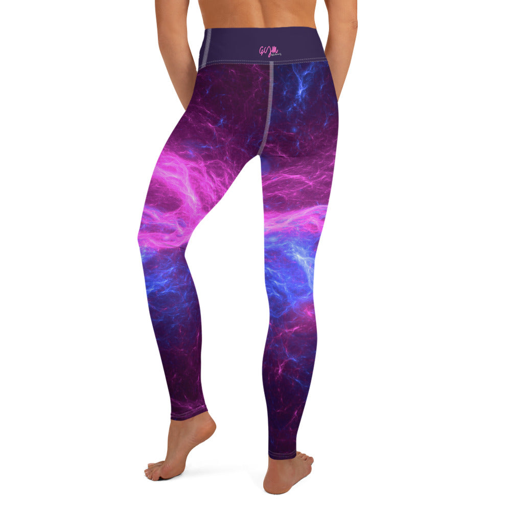 GymWidowz Yoga Leggings - Electrical Storm