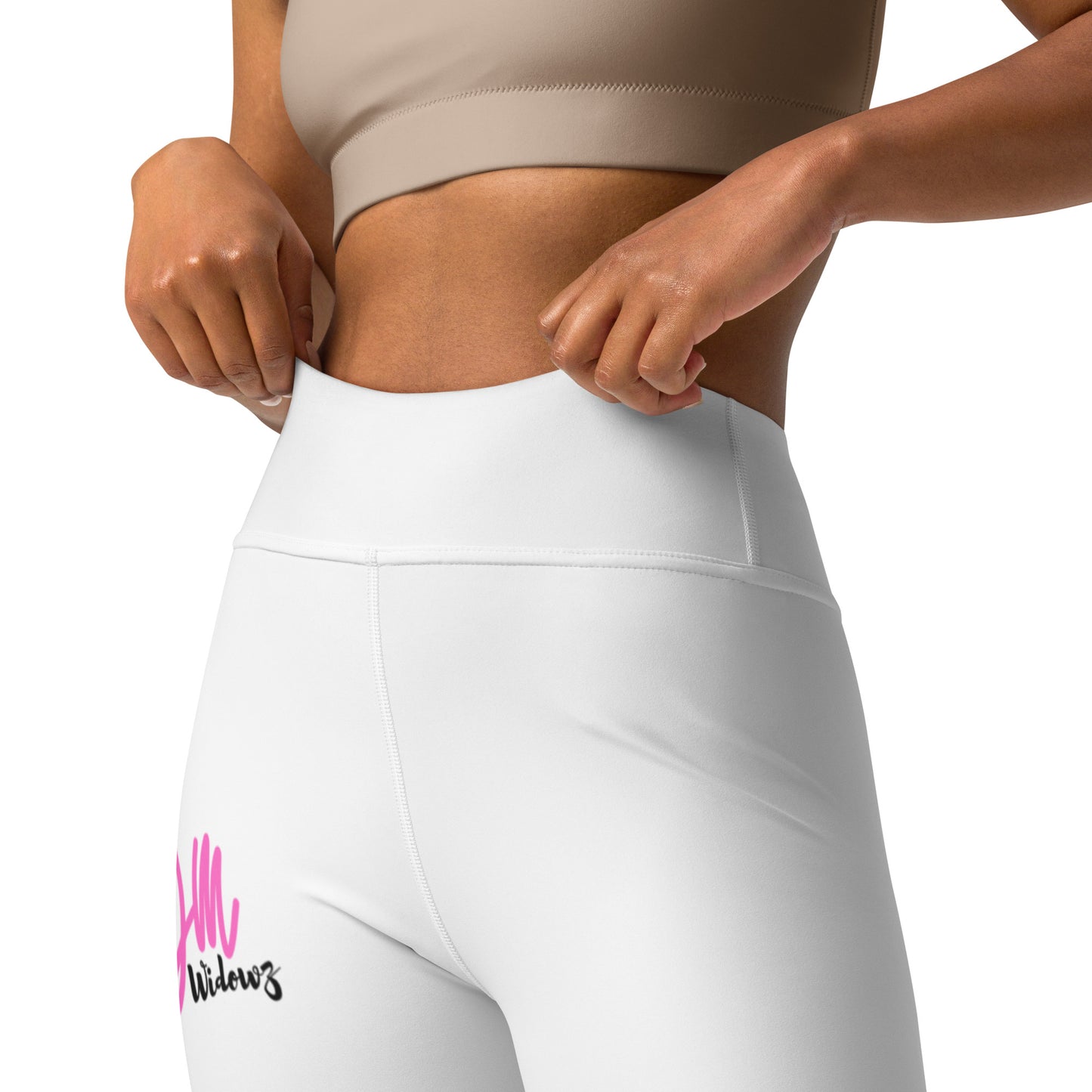 GymWidowz Yoga Leggings - White