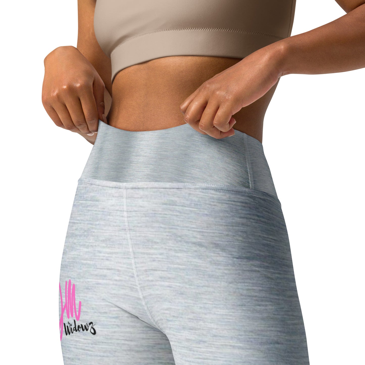 GymWidowz Yoga Leggings - Brushed Alloy