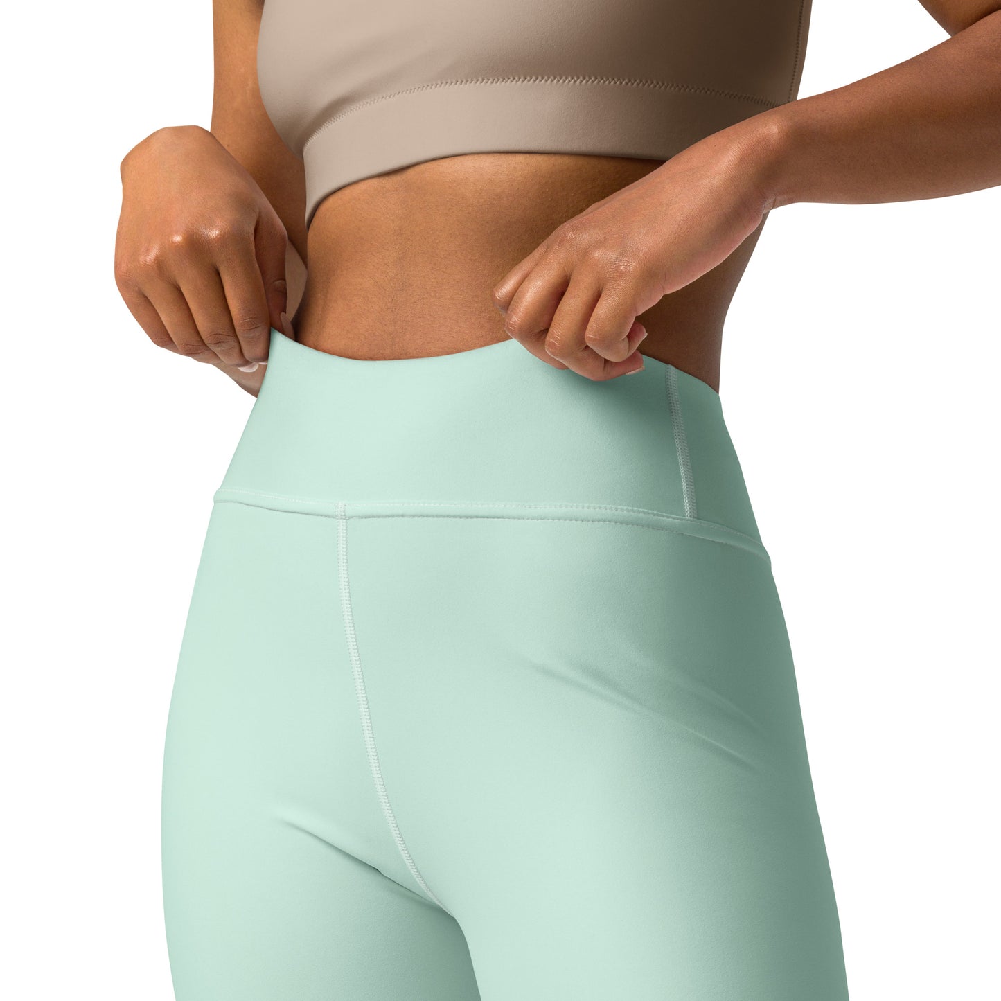 GymWidowz Yoga Leggings - Light Green