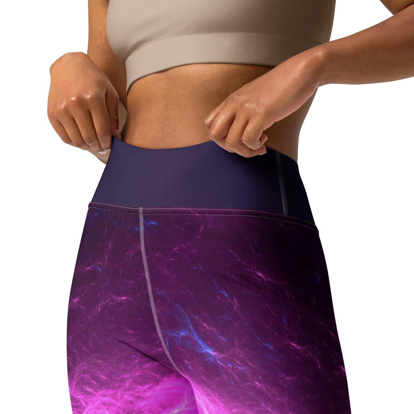 GymWidowz Yoga Leggings - Electrical Storm