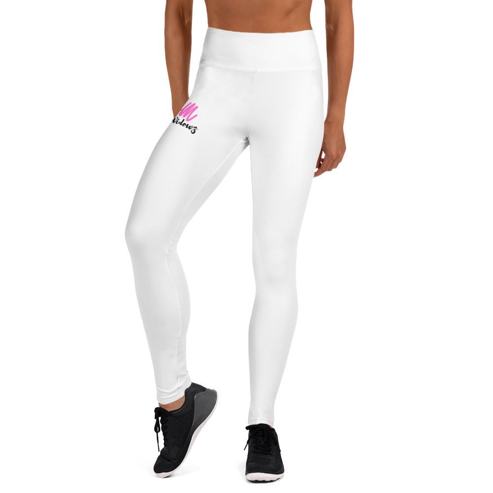 GymWidowz Yoga Leggings - White