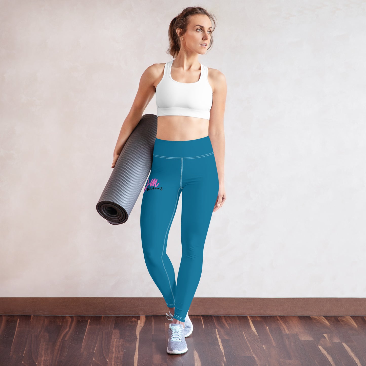 GymWidowz Yoga Leggings - Cerulean Blue