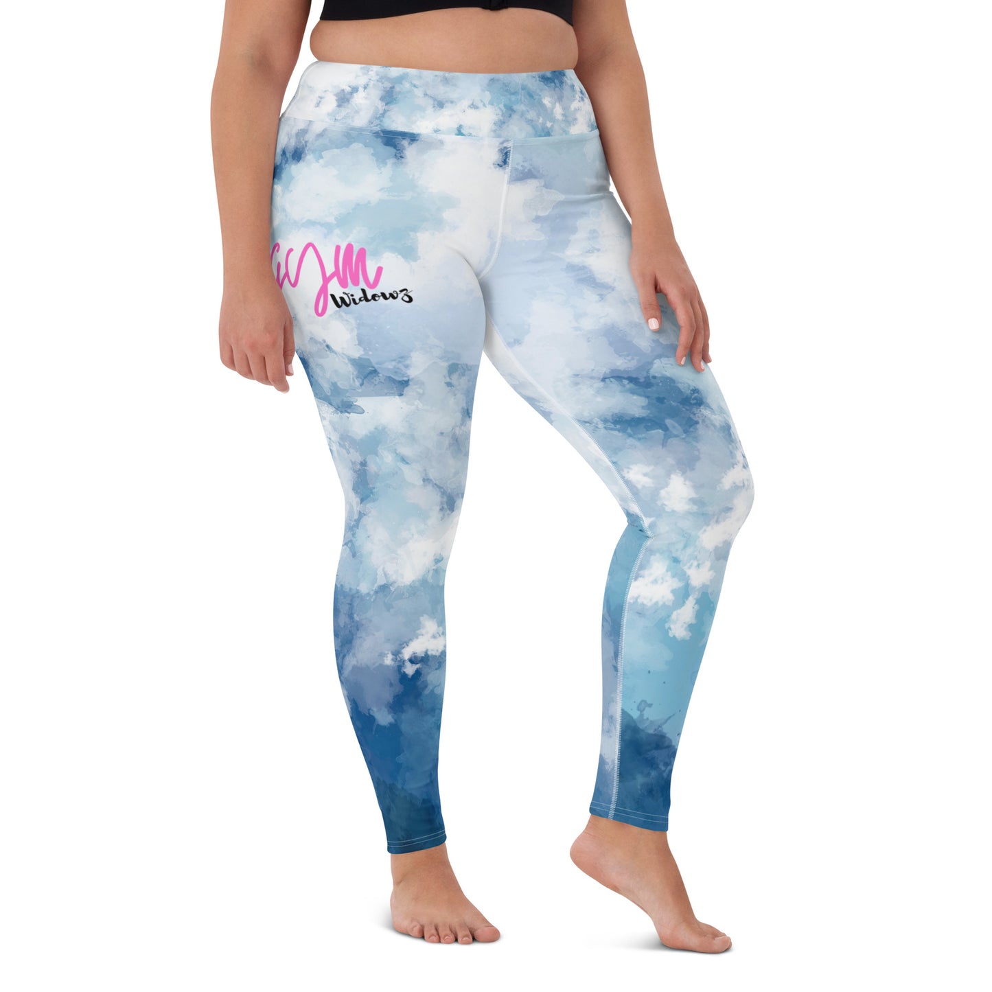 GymWidowz Yoga Leggings - Watercolour