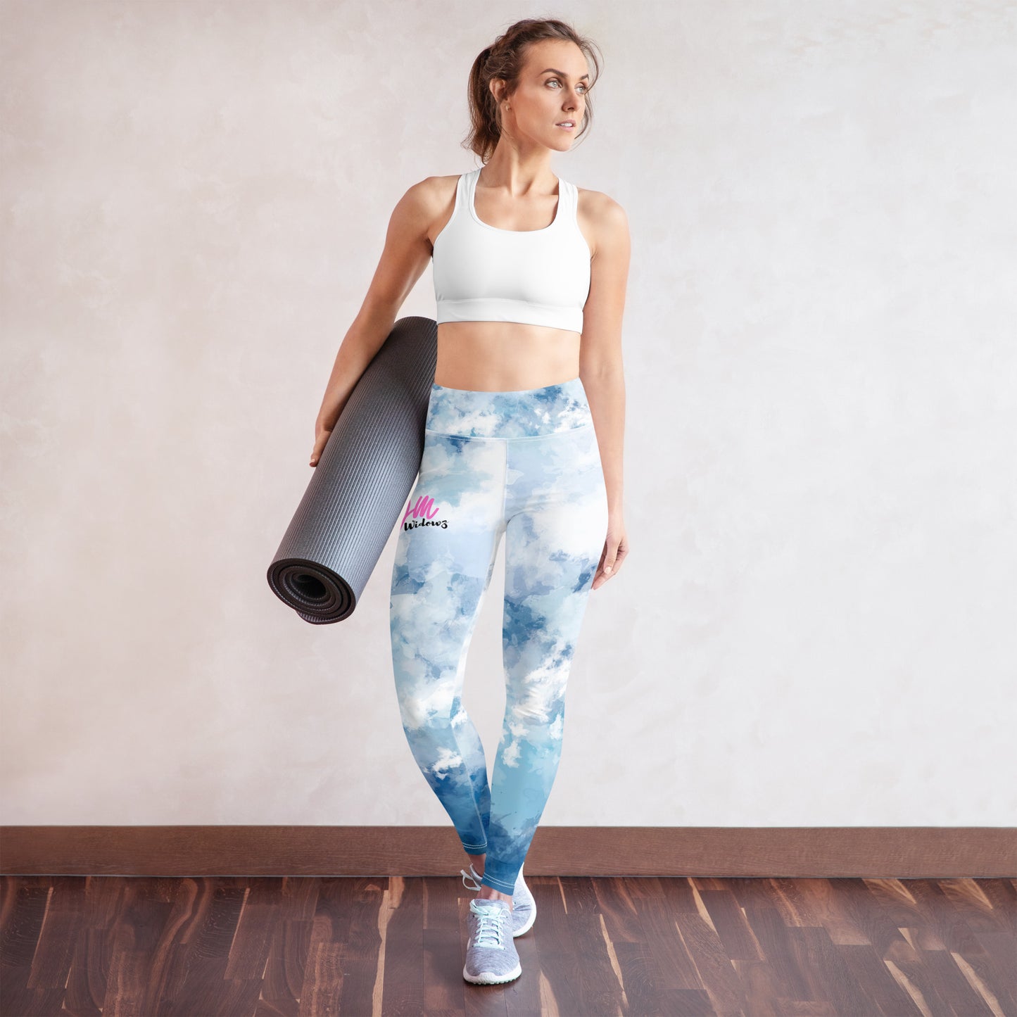 GymWidowz Yoga Leggings - Watercolour