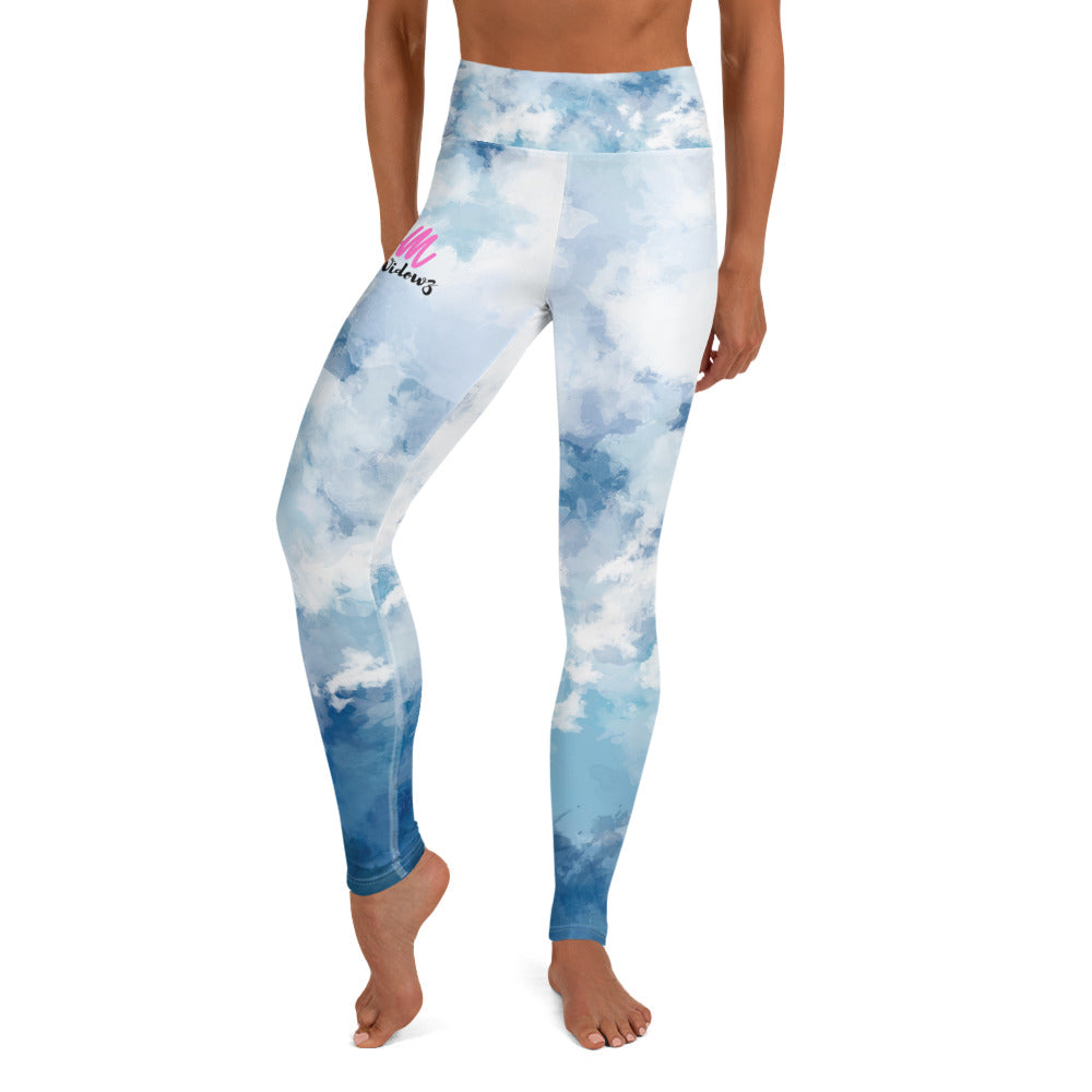 GymWidowz Yoga Leggings - Watercolour