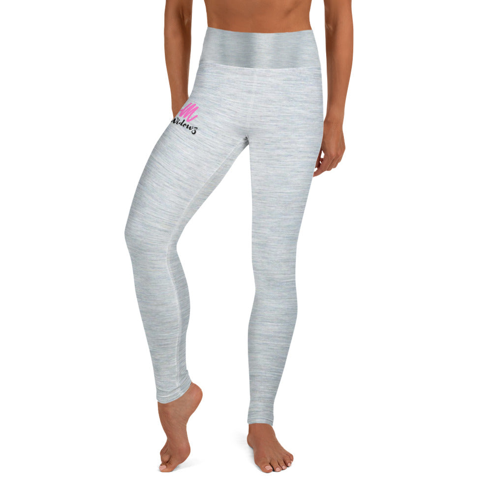 GymWidowz Yoga Leggings - Brushed Alloy