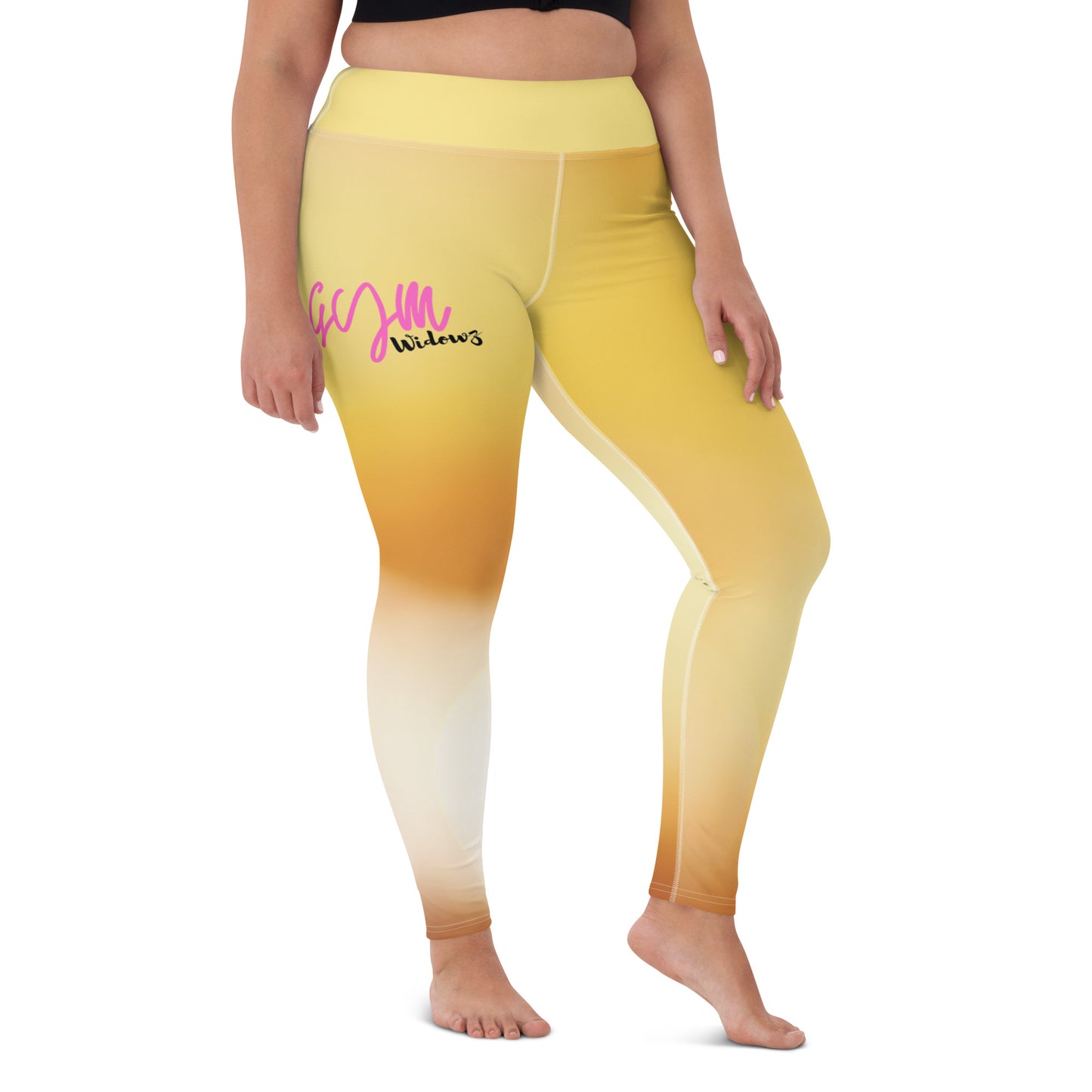 GymWidowz Yoga Leggings - Morning Sunrise