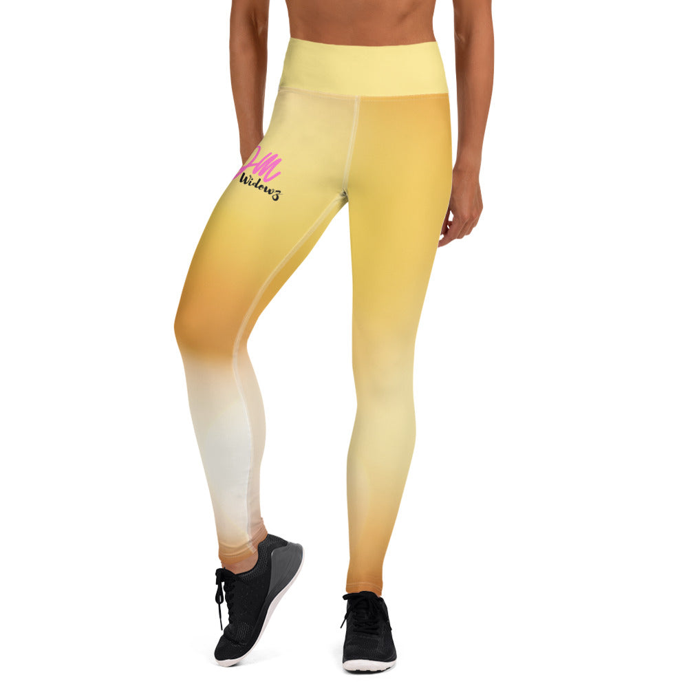 GymWidowz Yoga Leggings - Morning Sunrise