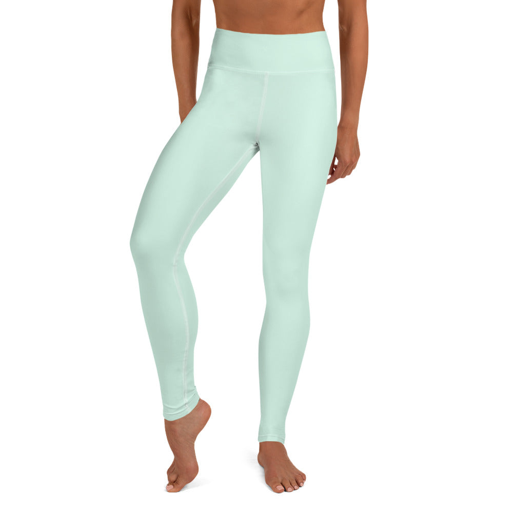 GymWidowz Yoga Leggings - Light Green