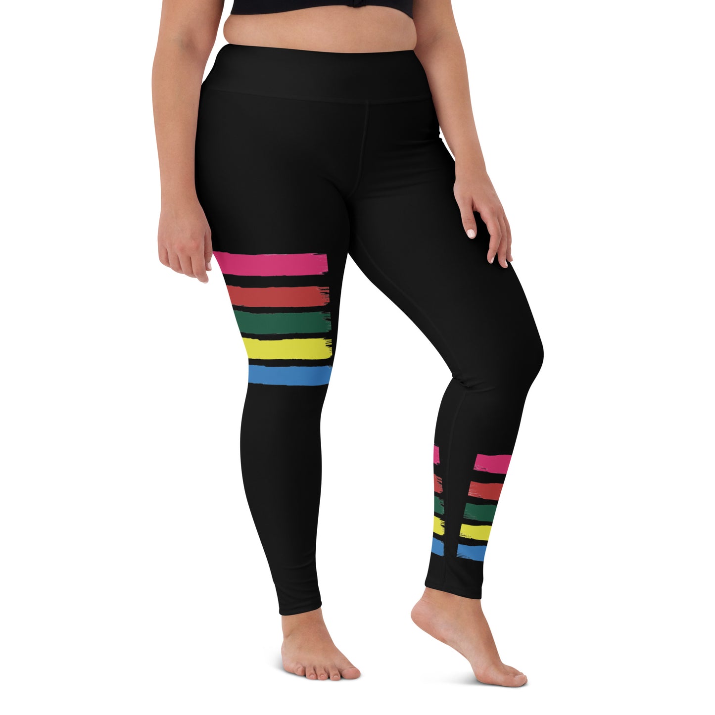 GymWidowz Yoga Leggings - Stripes