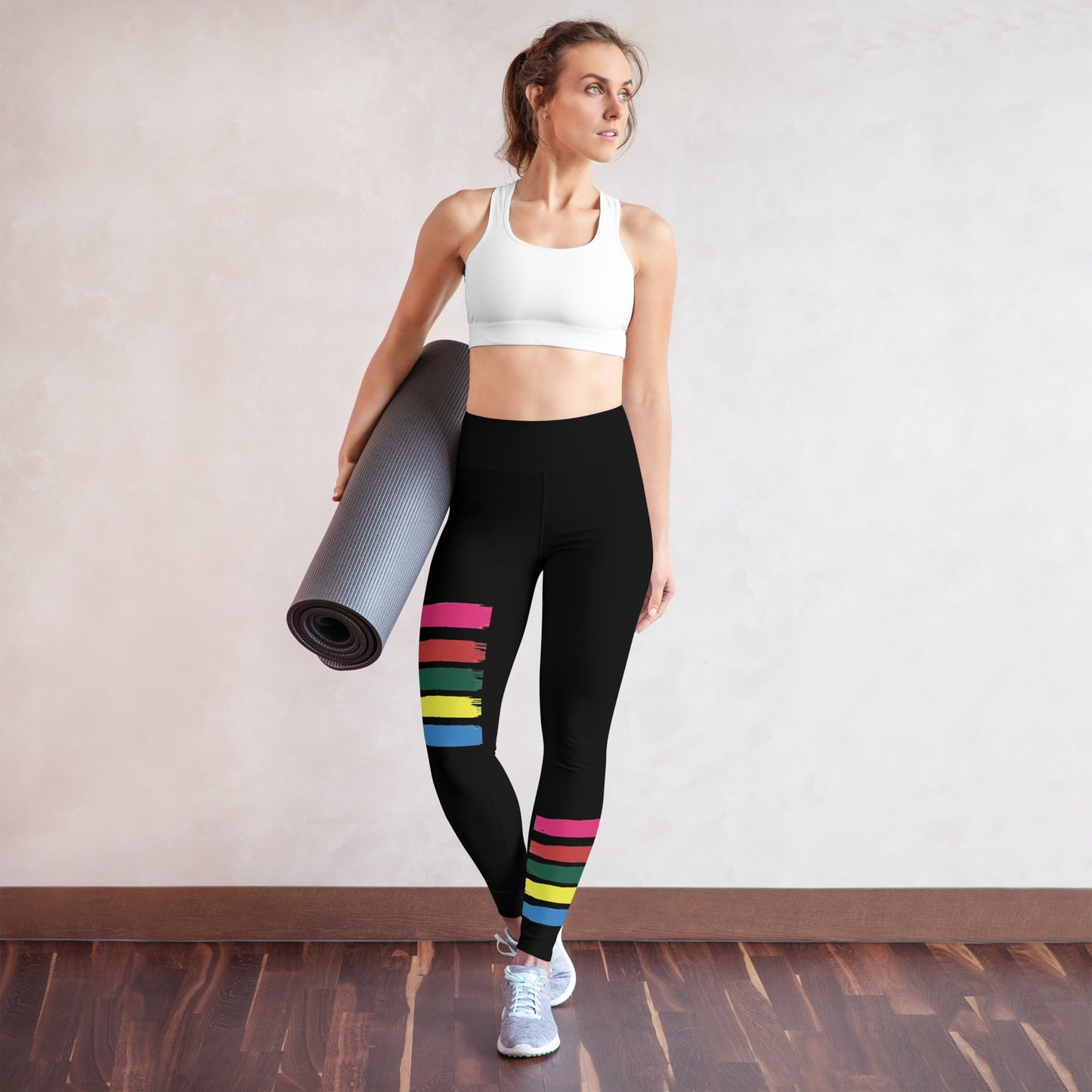 GymWidowz Yoga Leggings - Stripes