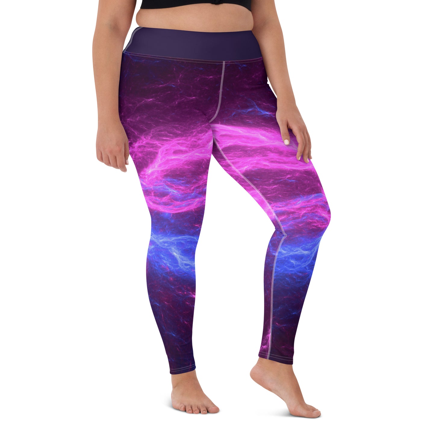 GymWidowz Yoga Leggings - Electrical Storm