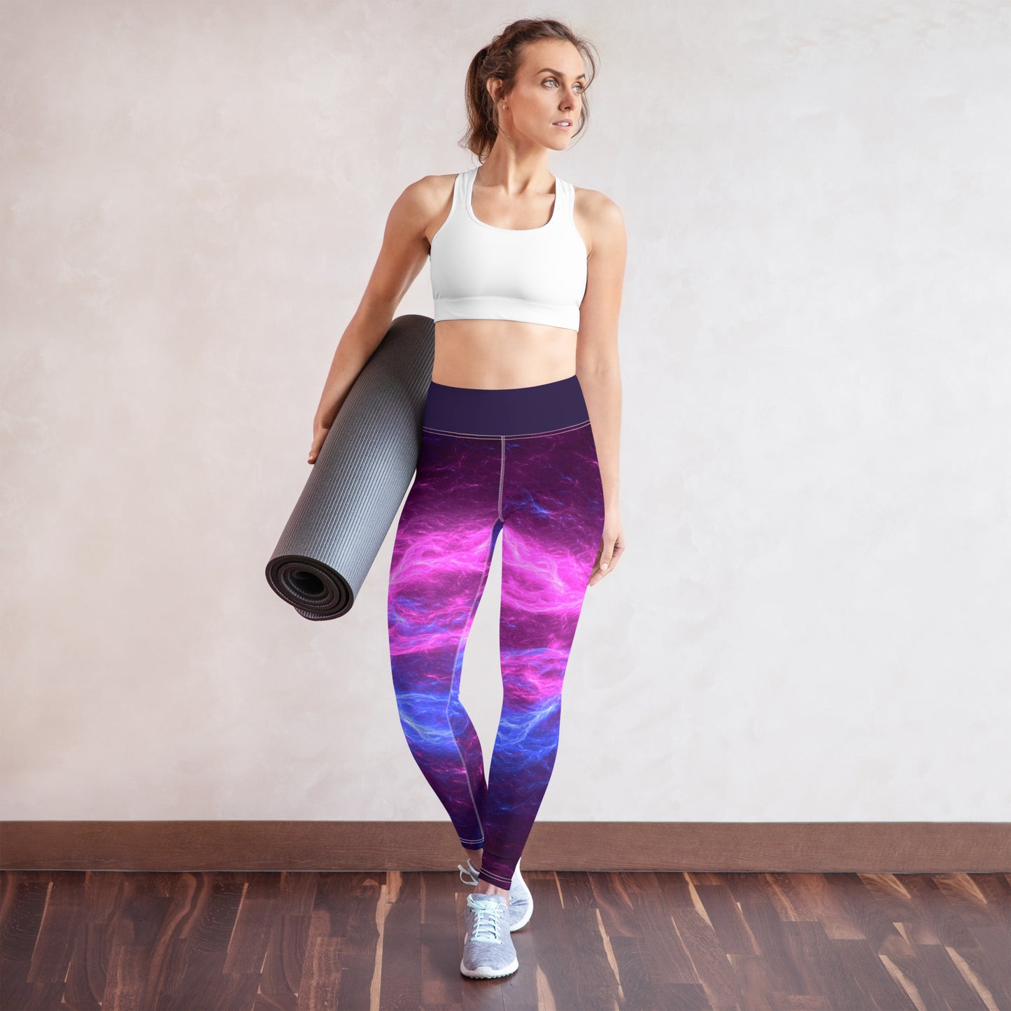 GymWidowz Yoga Leggings - Electrical Storm