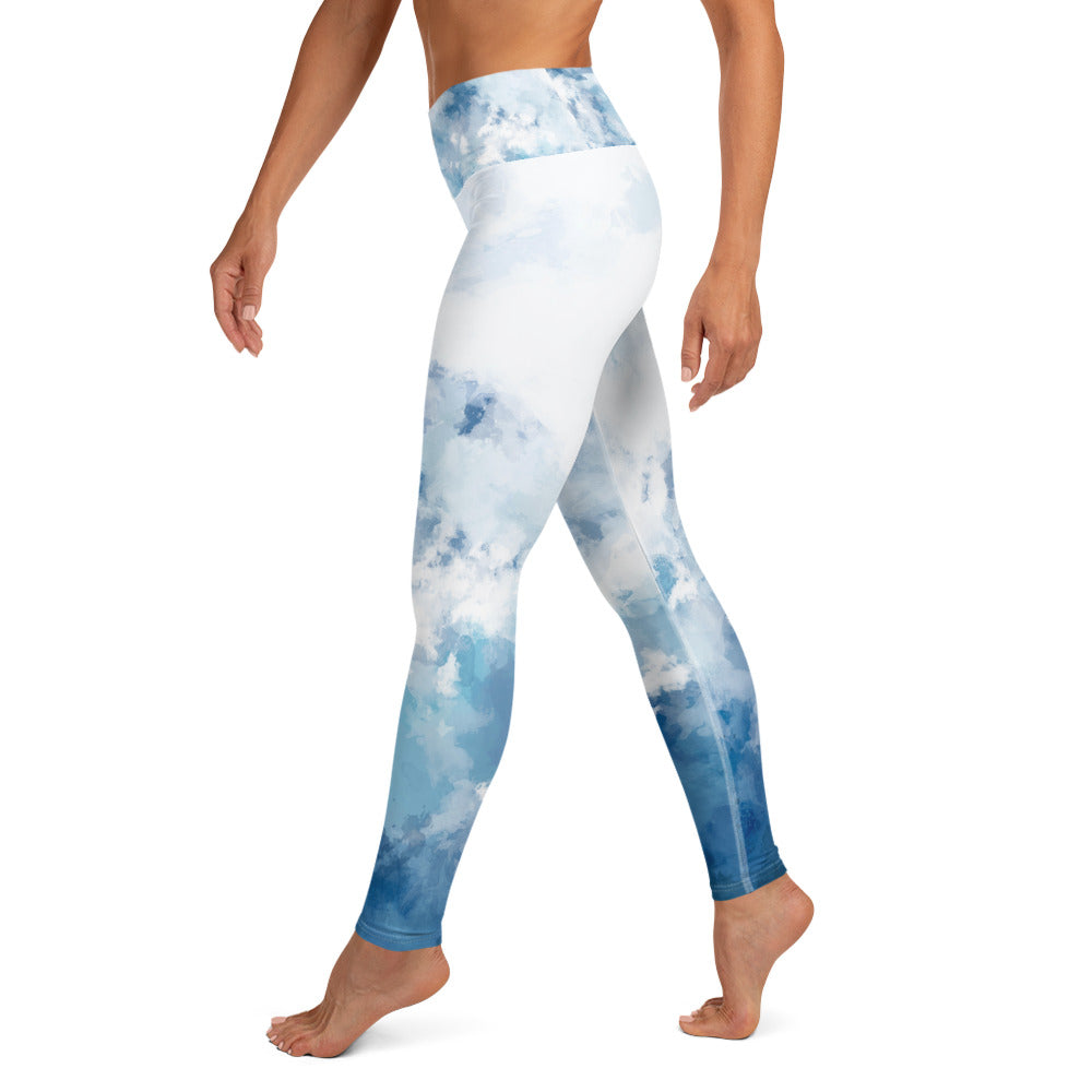 GymWidowz Yoga Leggings - Watercolour