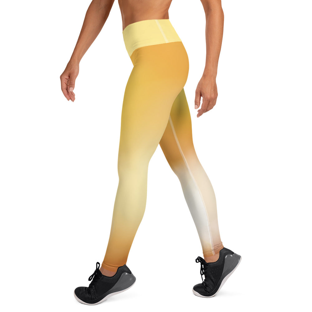 GymWidowz Yoga Leggings - Morning Sunrise