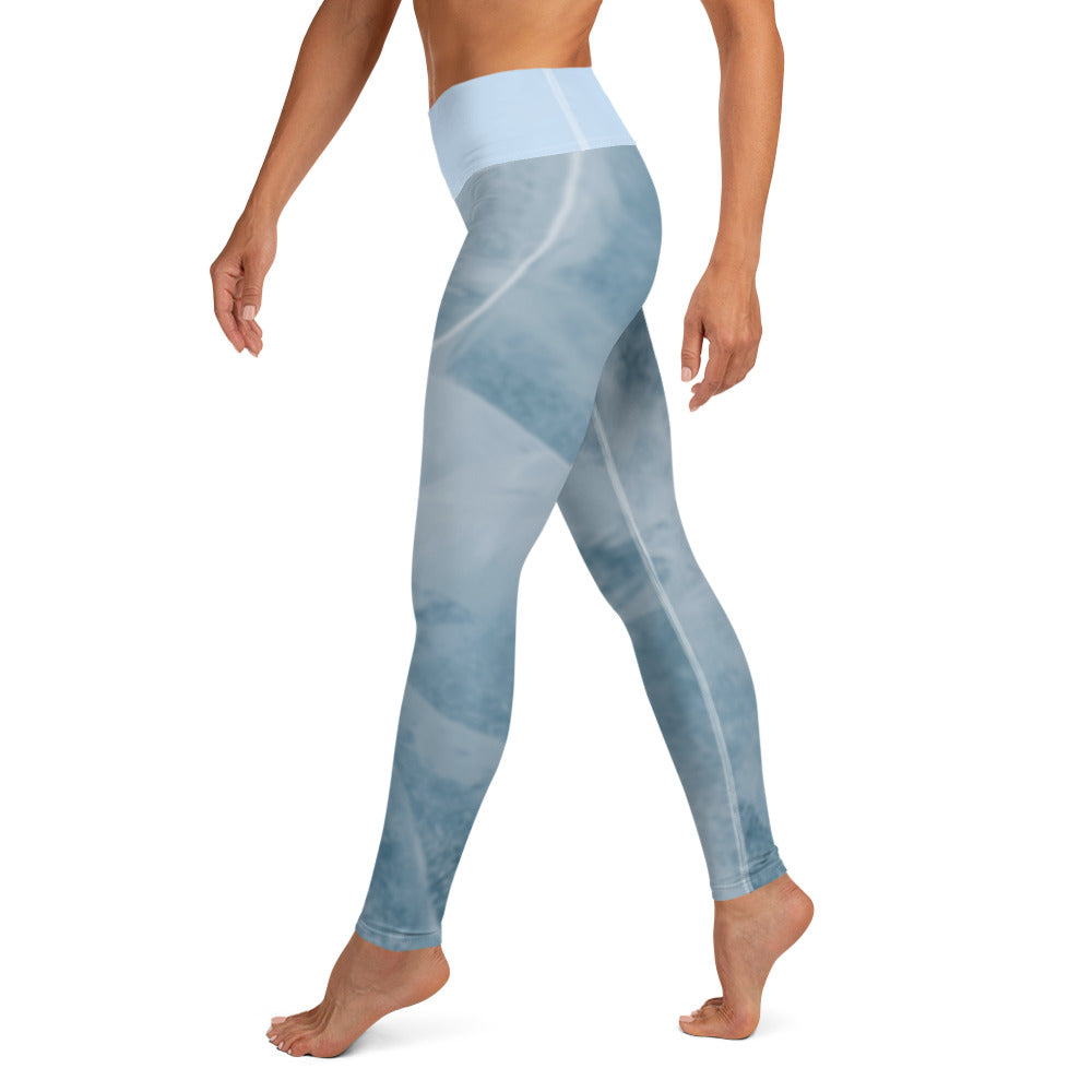 GymWidowz Yoga Leggings - Cracked ice