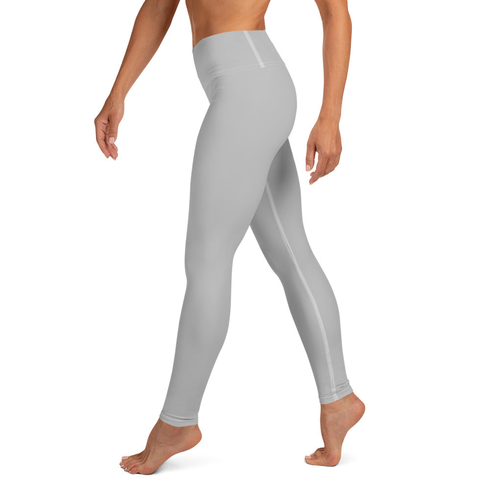 GymWidowz Yoga Leggings - Light Grey