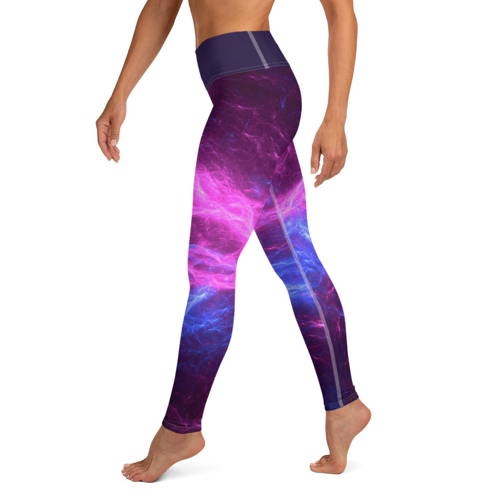 GymWidowz Yoga Leggings - Electrical Storm