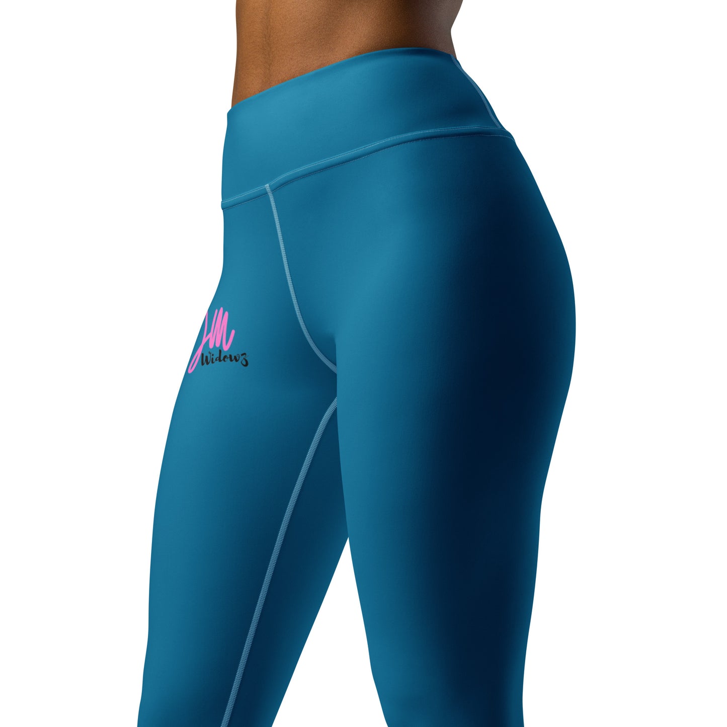 GymWidowz Yoga Leggings - Cerulean Blue