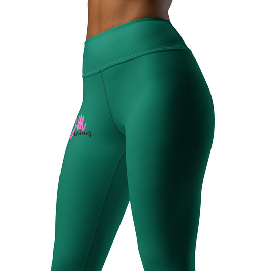 GymWidowz Yoga Leggings - Green