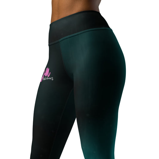 GymWidowz Yoga Leggings - Deep Sea