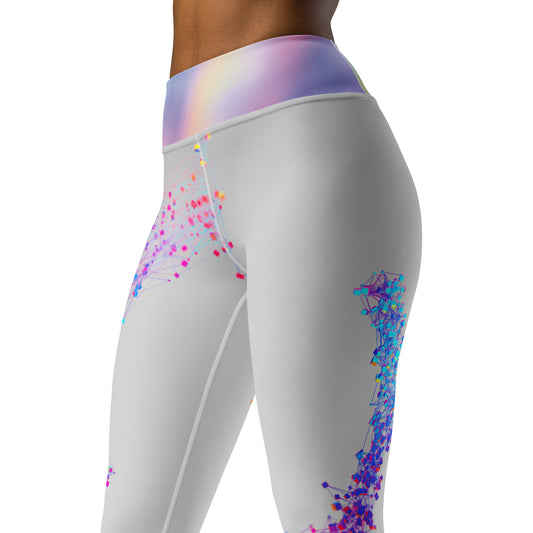 GymWidowz Yoga Leggings - Paint Swirl